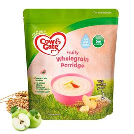 Cow & Gate Fruity Wholegrain Porridge Baby Cereal 200g