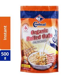 Cowhead Instant Baby Organic Rolled Oats 500g