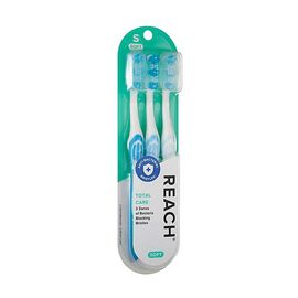 Listerine Reach Total Care Soft Toothbrush 3pcs