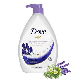 Dove Go Fresh Relaxing Hydration Lavender & Chamomile Body Wash 1L