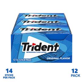 Trident Flavor Sugar Free Gum