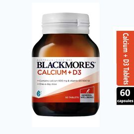 Blackmores Calcium + Vitamin D3 60 Tablets