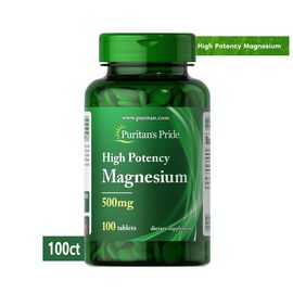 Puritan's Pride Magnesium 500mg Tablets 100ct