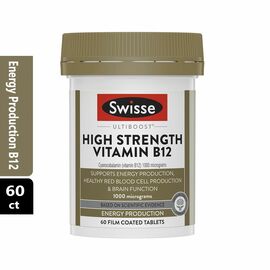 Swisse Ultiboost High Strength Vitamin B12 Tablets 60ct