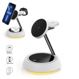 WiWU 3 in 1 Wireless Fast Charger