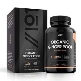 Alpha Zero One Organic Ginger Root 90 Tablets