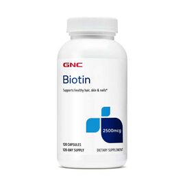 GNC Biotin 2500MCG Hair Skin & Nails 120 Capsules