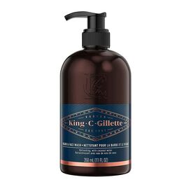 Gillette King C. Beard & Men Face Wash 350ml