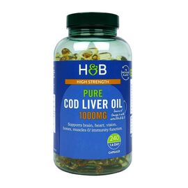Holland & Barrett Pure Cod Liver Oil 1000mg 240 Tablets