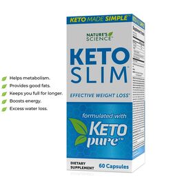 Nature's Science Keto Slim Weight Loss 60 Tablets