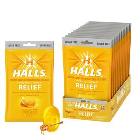 Halls Relief Honey Lemon Cough Drops