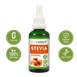 NKD Living Stevia Liquid Caramel Drops 50ml