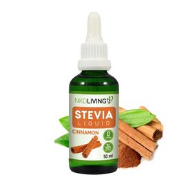 NKD Living Stevia Liquid Cinnamon Drops 50ml