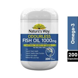 Nature's Way Odourless Fish Oil Capsules