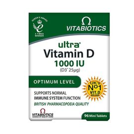 Vitabiotics Ultra Vitamin D 96 Tablets