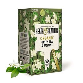 Heath & Heather Organic Green Tea & Jasmine 20 Tea Bags