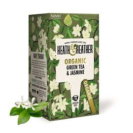 Heath & Heather Organic Green Tea & Jasmine 20 Tea Bags