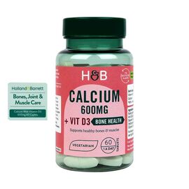 Holland & Barrett Calcium + Vit D3 60 Tablets