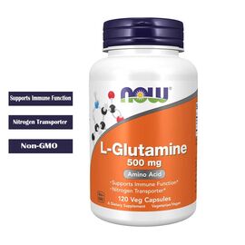 Now L-Glutamine 500mg 120 Capsules