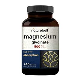 Naturebell Magnesium Glycinate 500mg 240 Capsules