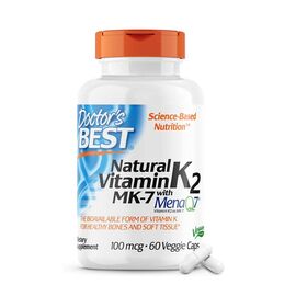 Doctor's Best Natural Vitamin K2 60 Veg Capsules