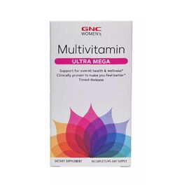 GNC Women's Ultra Mega Multivitamin 90 Caplets