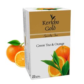 Kericho Gold Green Tea & Orange Tea Bags