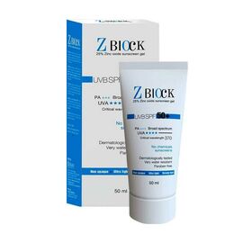 Z Block Zinc SPF 50+ Sunscreen Gel