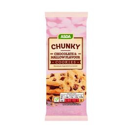ASDA Chunky Chocolate & Mallow Flavour Cookies 144g
