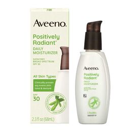 Aveeno Positively Radiant Daily Moisturizer Sunscreen