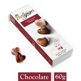 Belgian Chocolate Hearts 65g