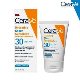 CeraVe Hydrating Sheer Sunscreen 89ml