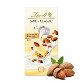 Lindt Swiss Classic White Almond Chocolate