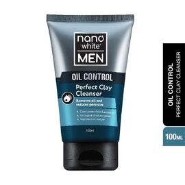 Nano White Men Oil Control Perfect Clay Cleanser 100ml