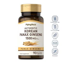 Piping Rock Korean Panax Ginseng 90 Capsules