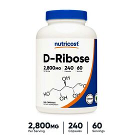 Nutricost D-Ribose 2800mg 240 Capsules