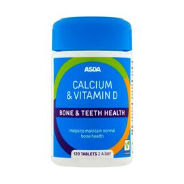 ASDA Calcium & Vitamin D 120 Tablets
