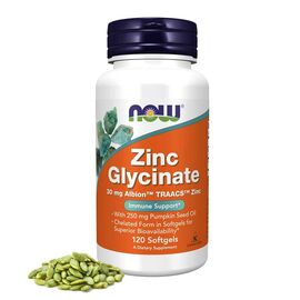 Now Zinc Glycinate Immune Support 120 Softgels