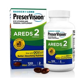 PreserVision Areds 2 Eye Vitamin & Mineral Supplement 210 Softgels