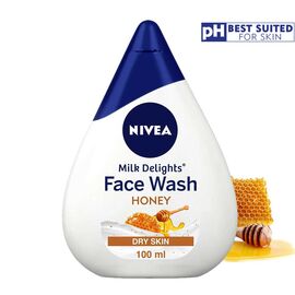 Nivea Milk Honey Dry Skin Face Wash 100ml