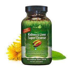 Irwin 2 in 1 Kidney & Liver Super Cleanse 60 Capsules
