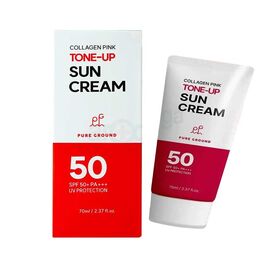 Collagen SPF50+ Pink Tone Up Sun Cream