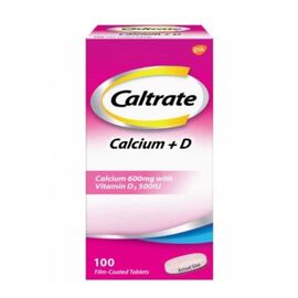 Caltrate 600+D Calcium 100 Tablets