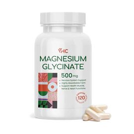 VHC Magnesium Glycinate 500mg 120 Capsules