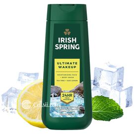 Irish Spring Ultimate Wakeup Moisturizing Face & Body Wash
