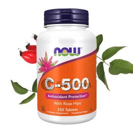Now C-500 Antioxidant Protection with Rose Hips Tablets