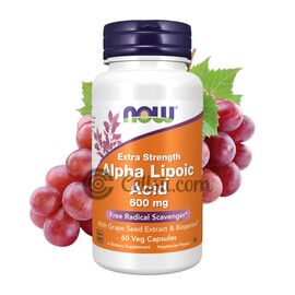 Now Alpha Lipoic Acid 600mg 60 Capsules