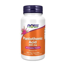 Now Pantothenic Acid 500mg B-Complex Capsules