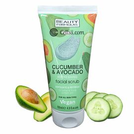 Beauty Formulas Cucumber & Avocado Facial Scrub