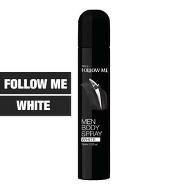 Follow Me Body Spray White for Men 75ml